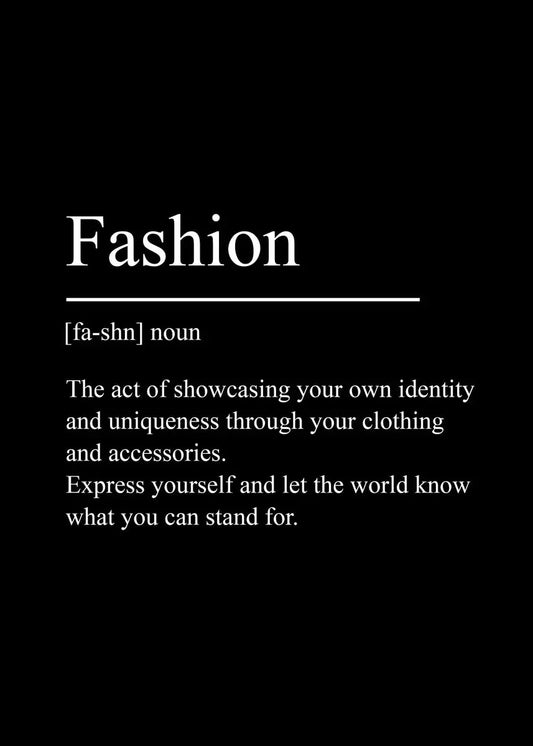 Fashion - Motivation Poster (20x30 cm)